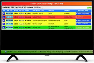 Display Antrian Service