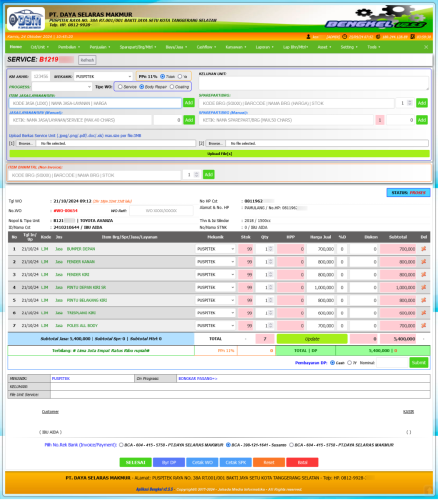 Service Unit (Body Repair)-Bengkel-v2-5-5-